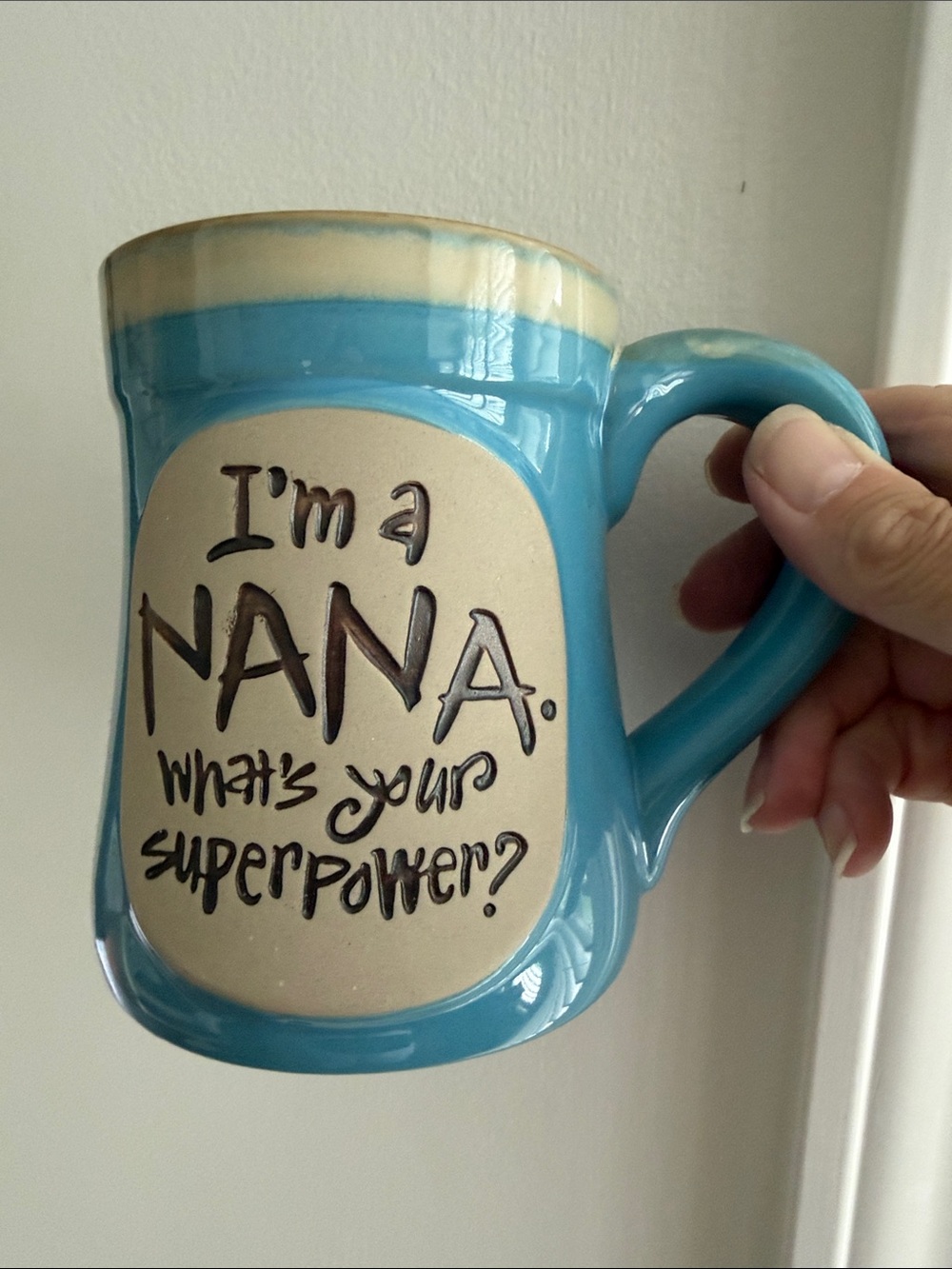 Burton + Burton I’m A Nana Blue Coffee Mug